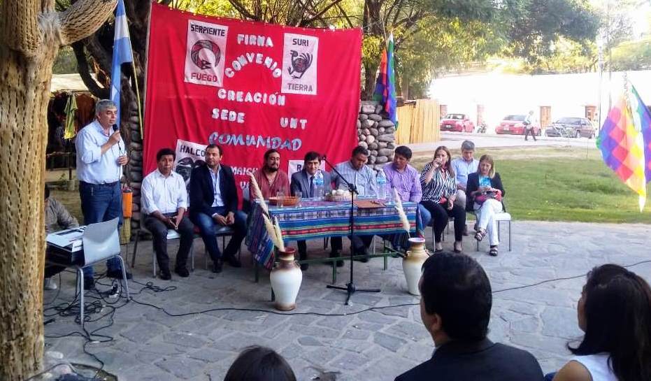 Sede de la U.N.T en la Comunidad Indígena de Amaicha del Valle