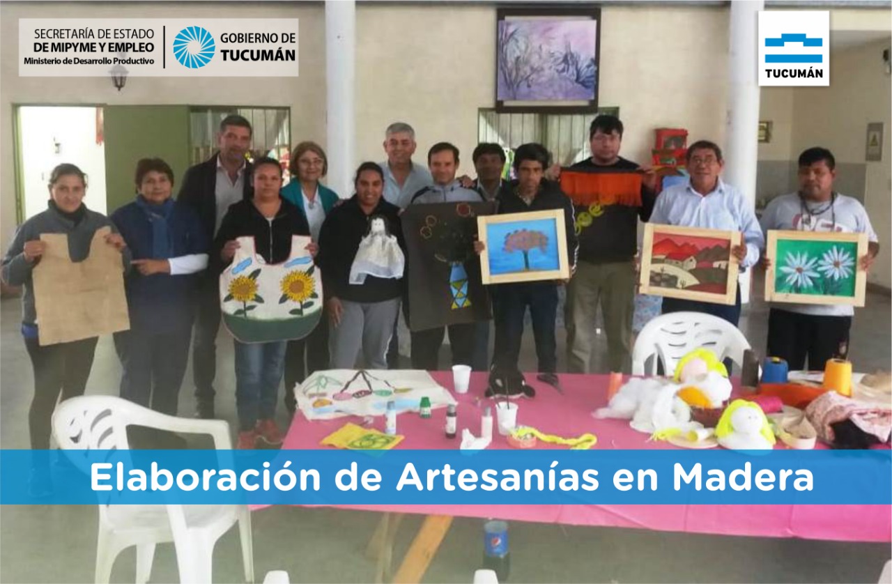 Elaboración de artesanías en Santa Ana – Tucumán Capacita
