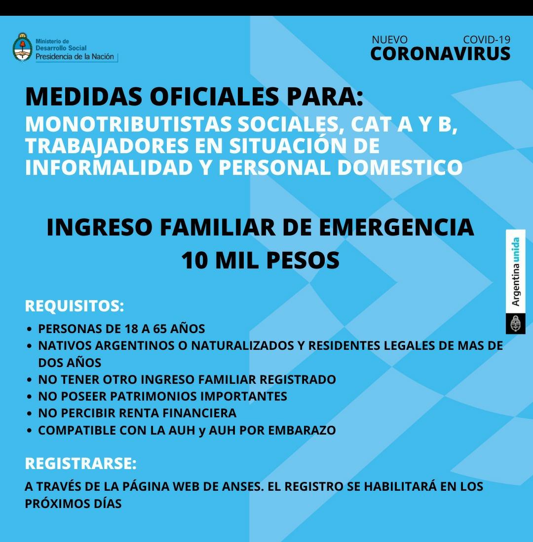 INGRESO FAMILIAR DE EMERGENCIA