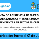 Programa de Asistencia de Emergencia al Sector Crítico Independiente