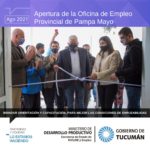 Apertura de la Oficina de Empleo Provincial de Pampa Mayo