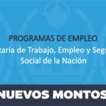 Nuevos Montos de los Programas de Empleo