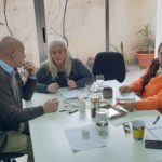 Reunión de trabajo para la planificación de futuros cursos de capacitación